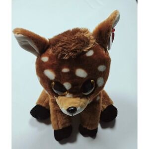 Ty Beanie NWT Boos Buckley Deer Spotted Plush Stuffed Animal Toy 6 Inch